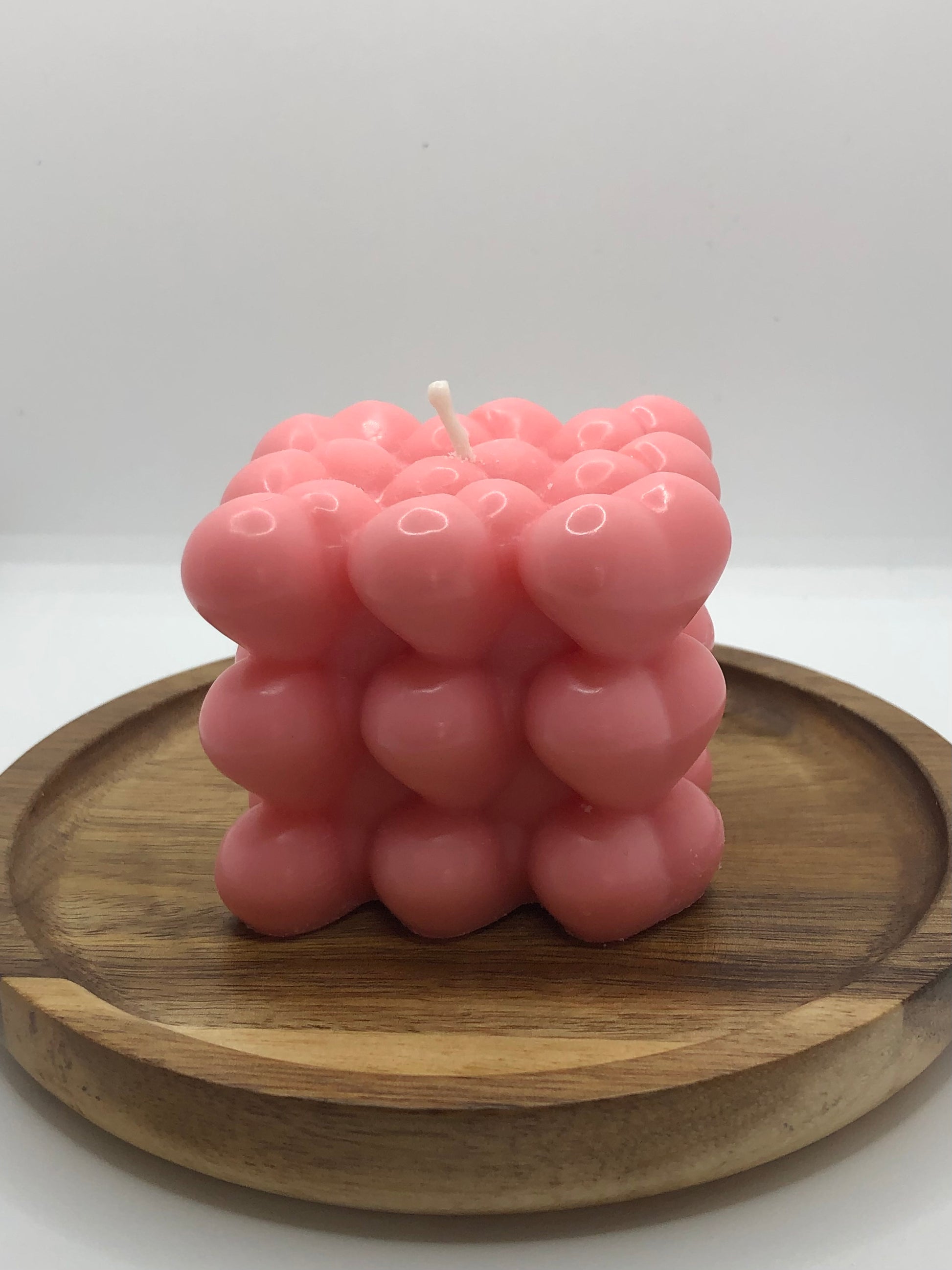Bubble-Herz Kerze